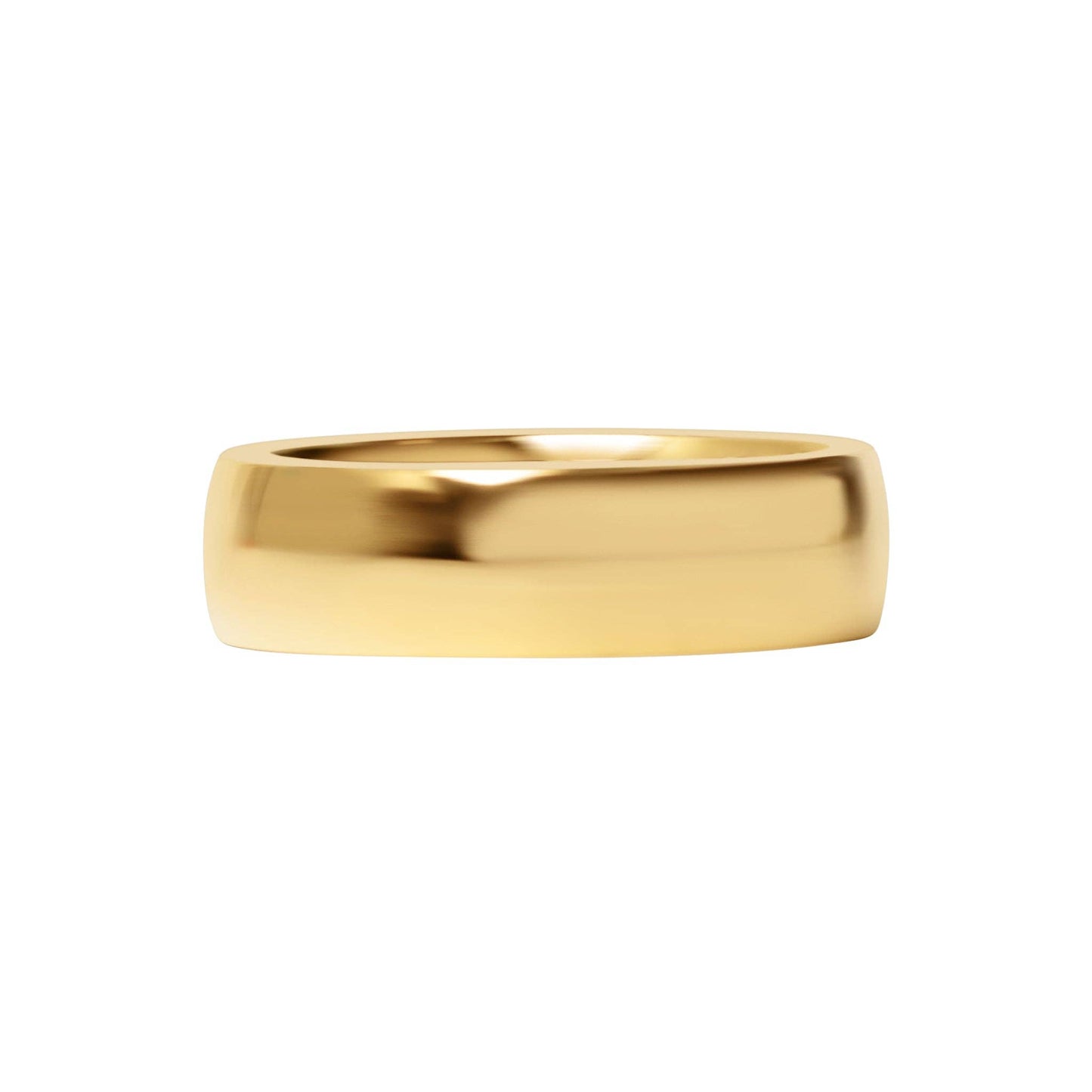 Stainless Steel Blank Gold Ring 2mm