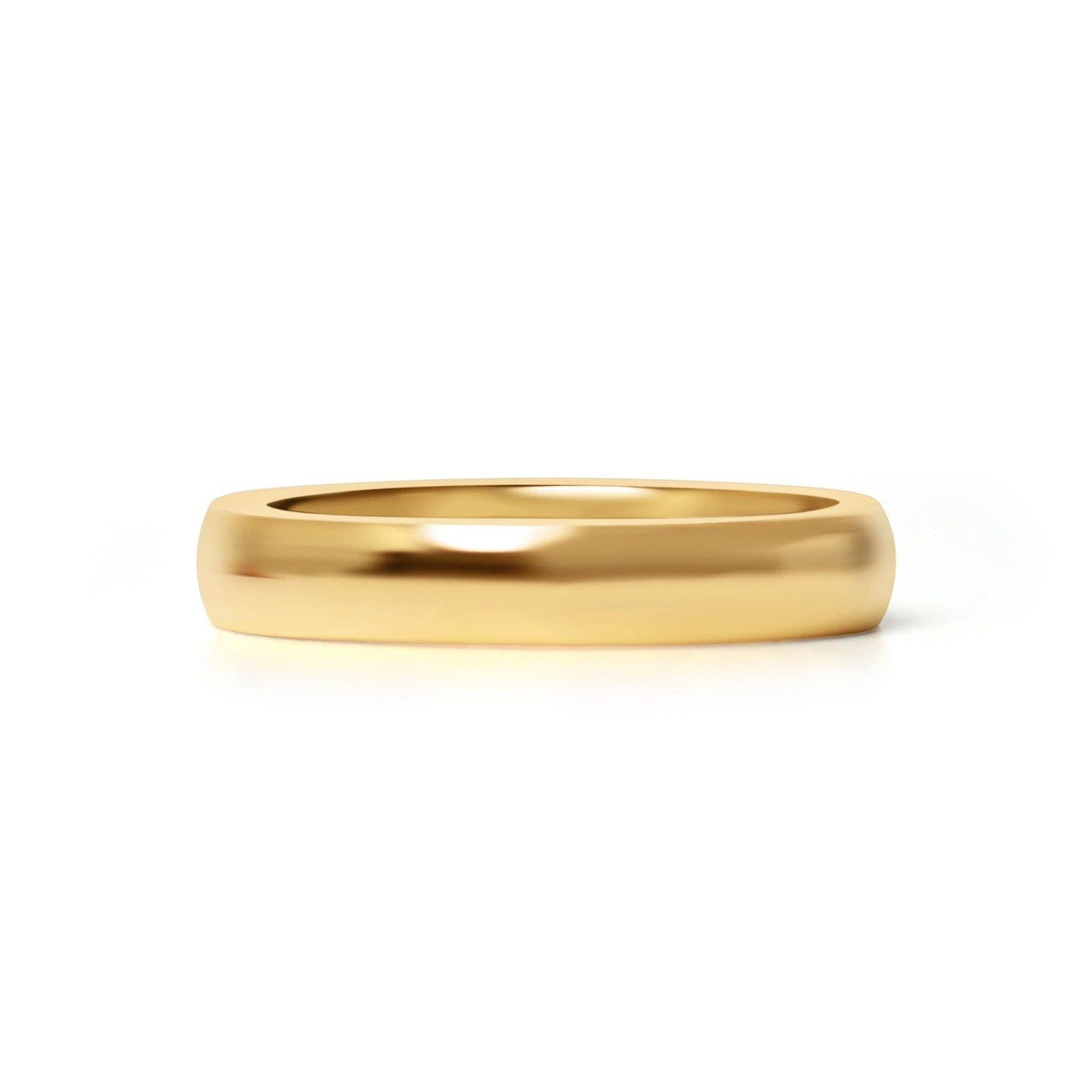 Stainless Steel Blank Gold Ring 2mm