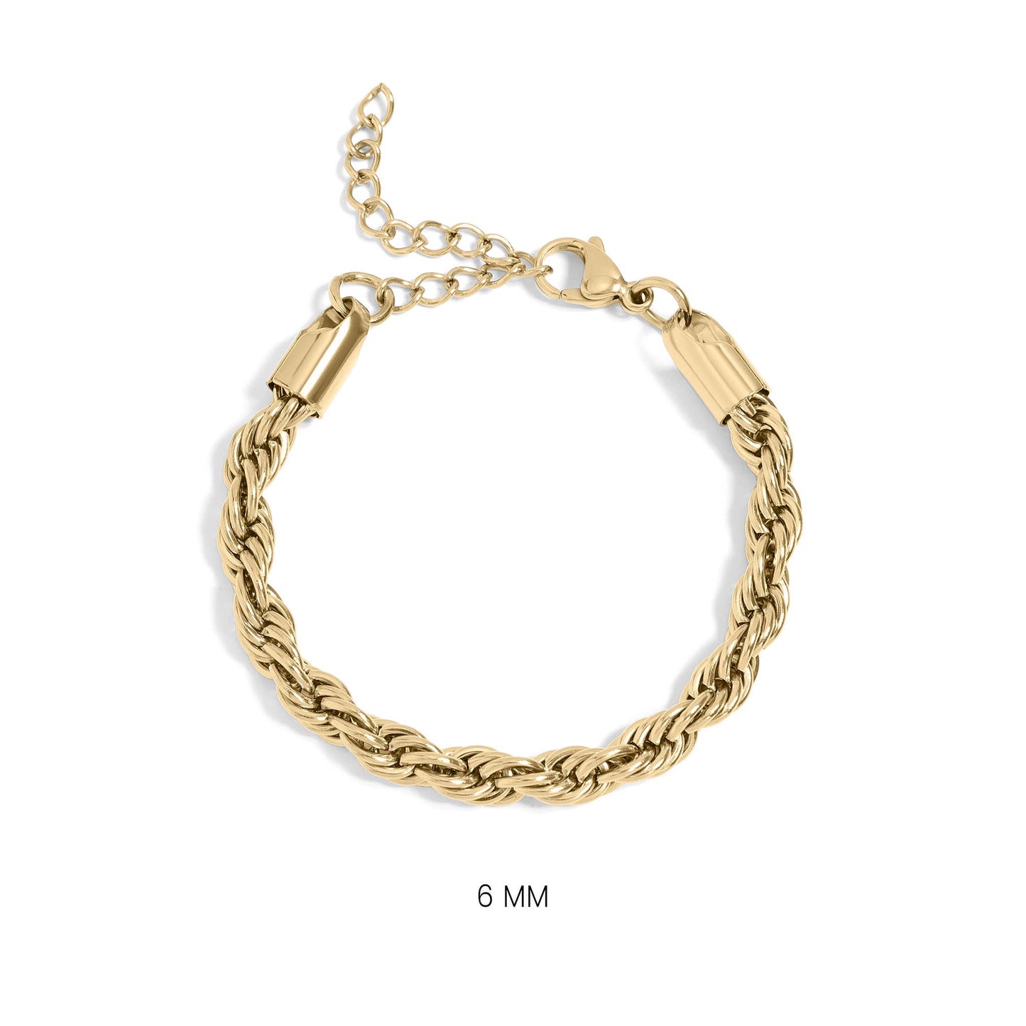 Rope Chain Bracelet / Anklet - Gold