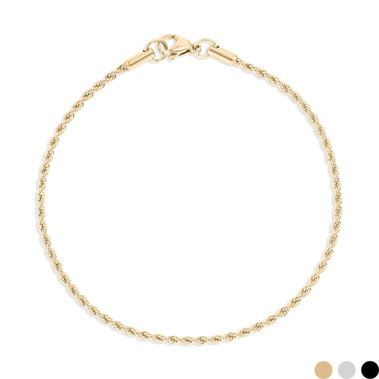 Rope Chain Bracelet / Anklet - Gold