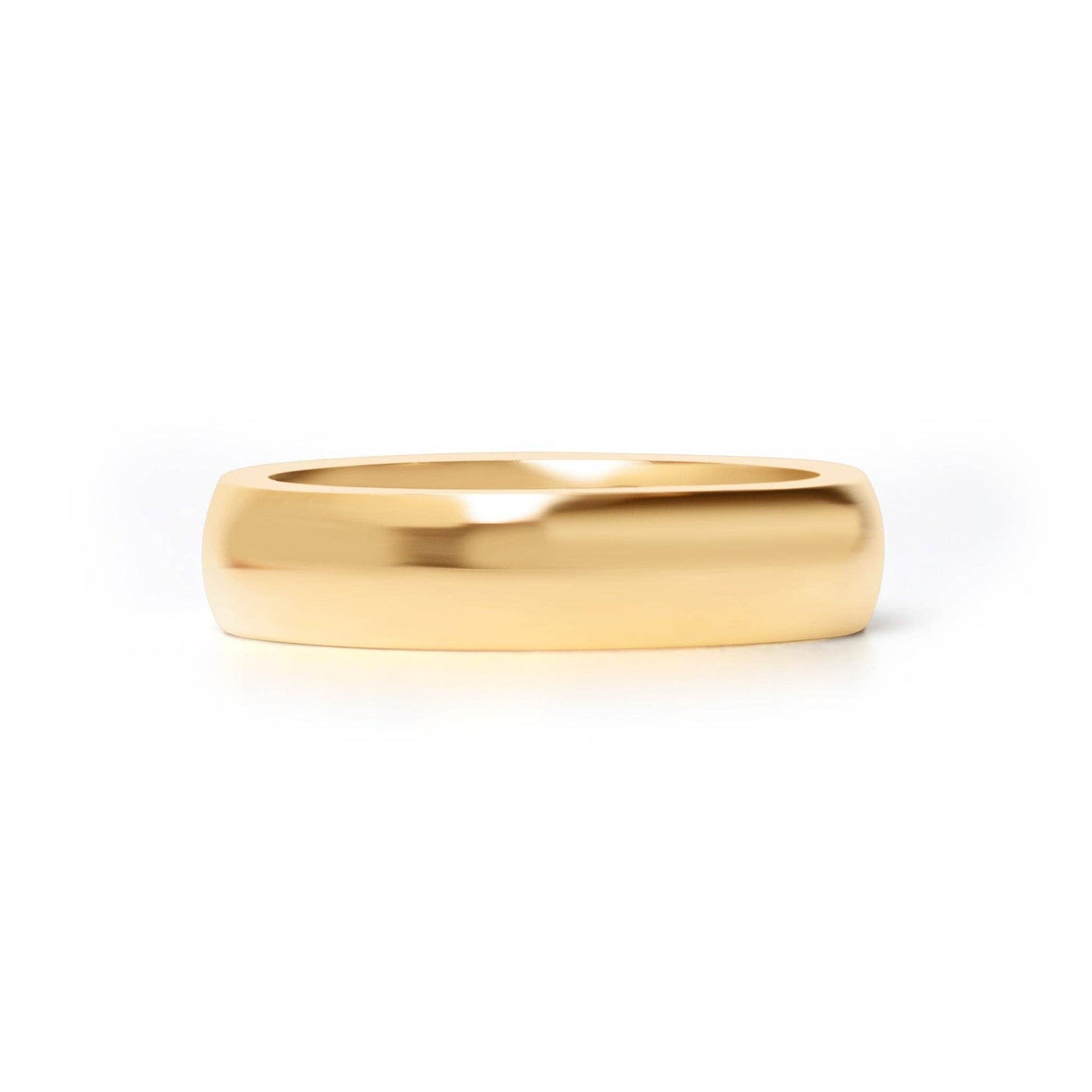 Stainless Steel Blank Gold Ring 2mm