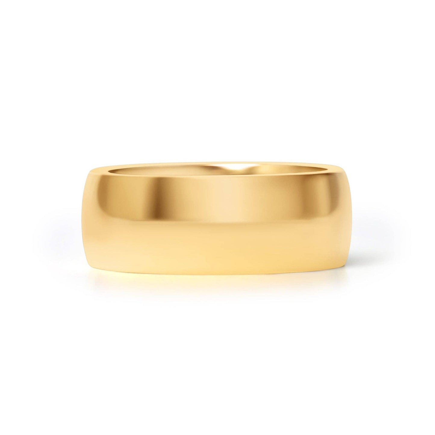 Stainless Steel Blank Gold Ring 2mm